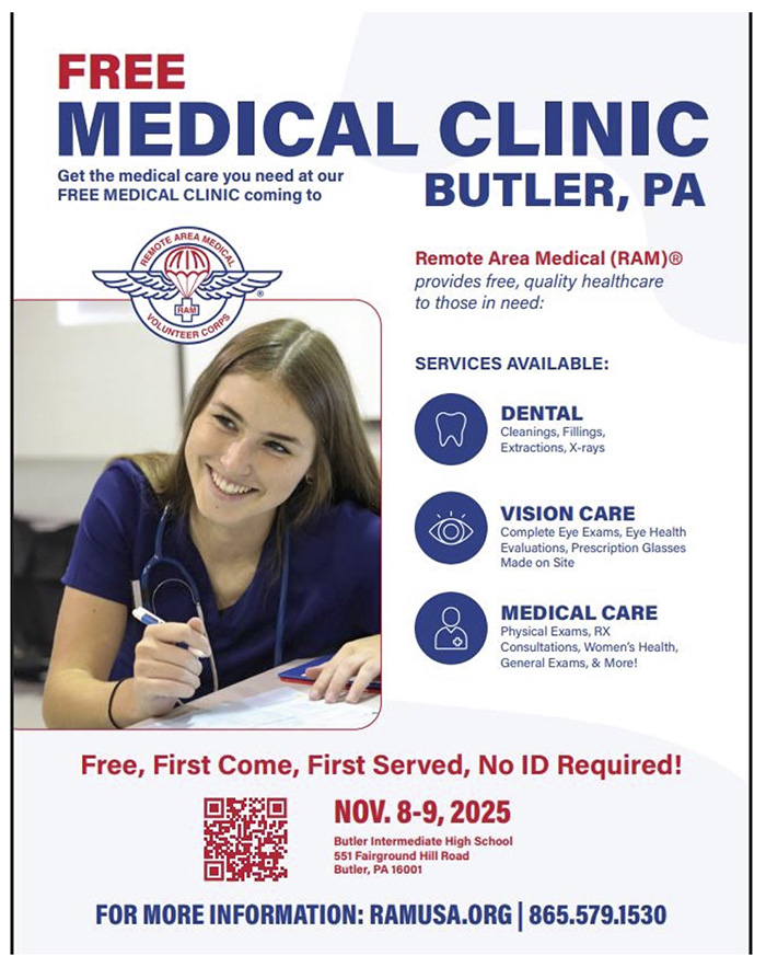 Free Medical Clinic flyer