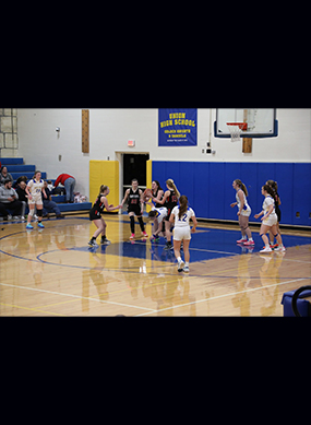 Girls basketball game
