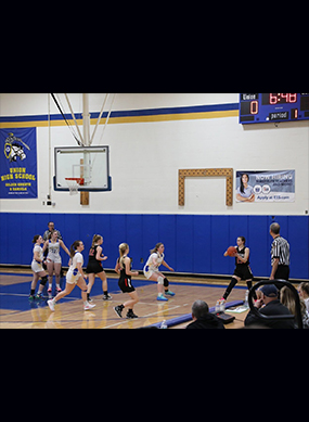 Girls basketball game