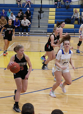Girls basketball game