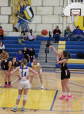 Player throwing the ball