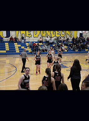 Girls basketball game