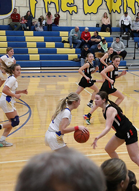 Girls basketball game
