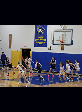 Girls basketball game