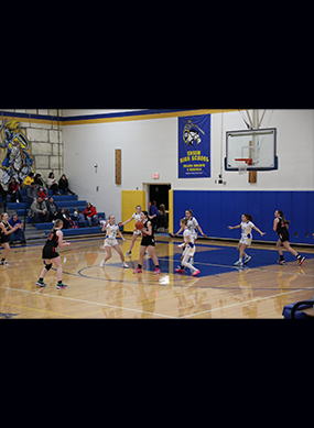 Girls basketball game