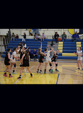 Girls basketball game