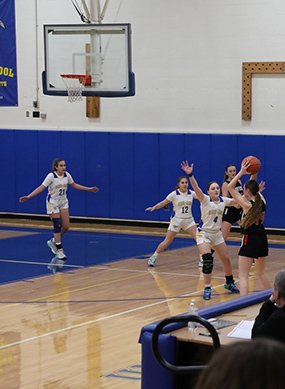 Girls basketball game