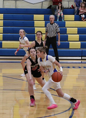 Girls basketball game