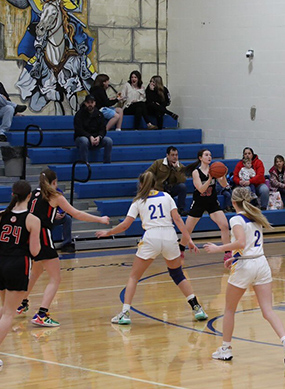 Girls basketball game