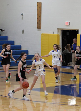 Girls basketball game