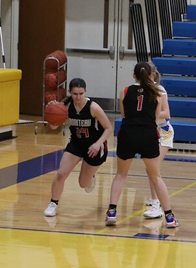 Girls basketball game