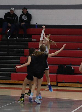 Girls basketball game