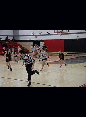 Girls basketball game