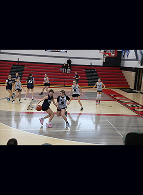 Girls basketball game