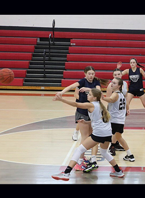 Girls basketball game